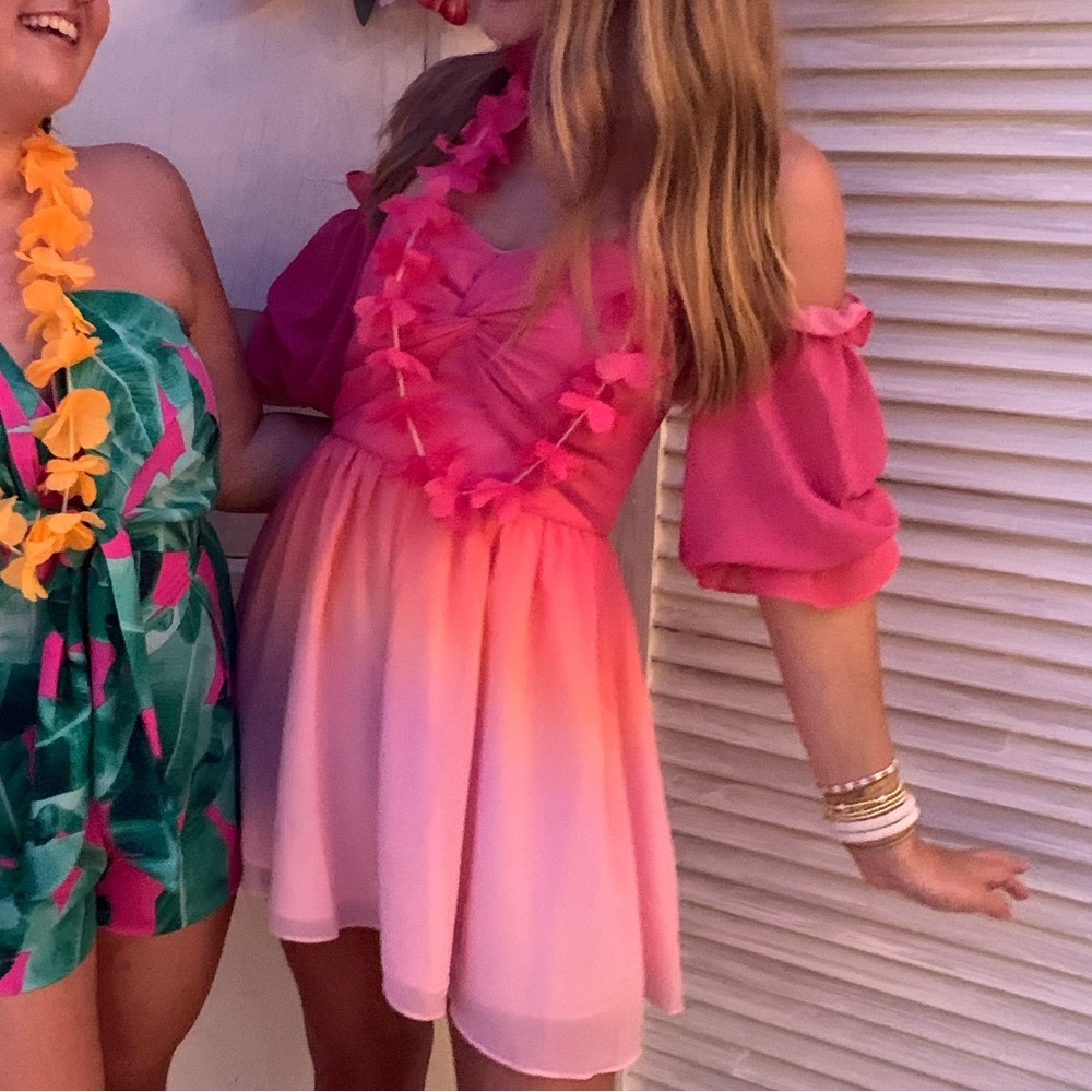 Ombré mini dress